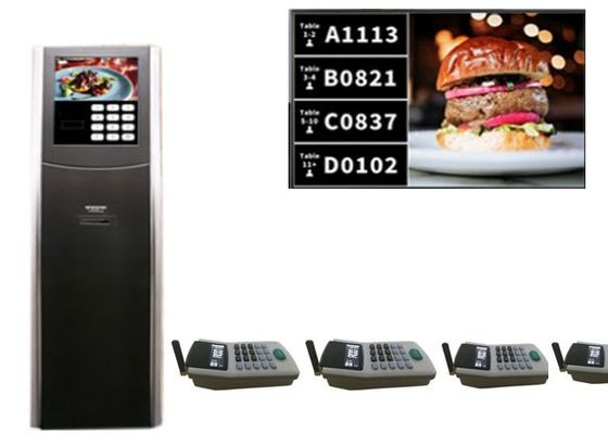 LCD 카운터 대기열 관리 시스템 무선 유선 QMS