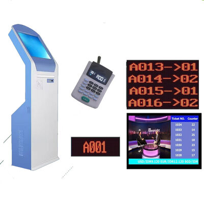 병원 대기열 관리 시스템 (IR 터치스크린 티켓 발급기 포함)