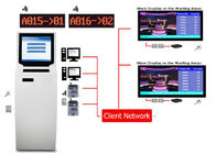 은행 및 통신 상점을 위한 EQMS 자동 무선 대기열 관리 디스플레이 시스템 매표기