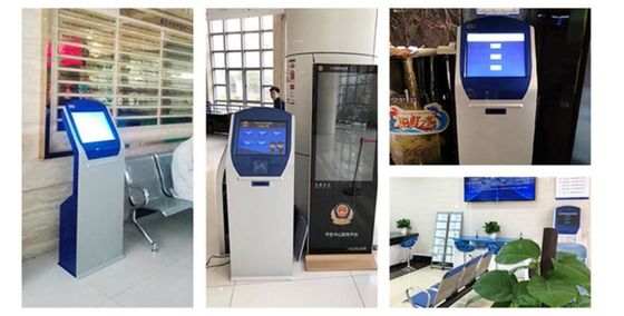 17인치 대기 관리 시스템 터치스크린 티켓 키오스크 대기 티켓 머신 (하위 서비스 메뉴 포함)