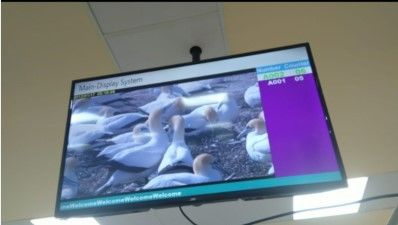 은행 지점 22인치 LCD 디스플레이 티켓 키오스크 전자 큐 관리 시스템